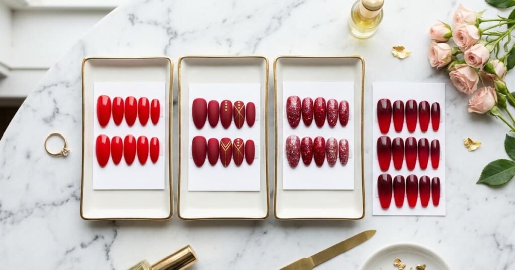 Top Styles of Red Press-On Nails You Need to Try
