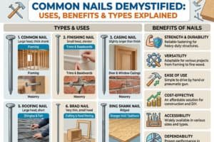 Common Nails Demystified: Uses, Benefits & Types Explained