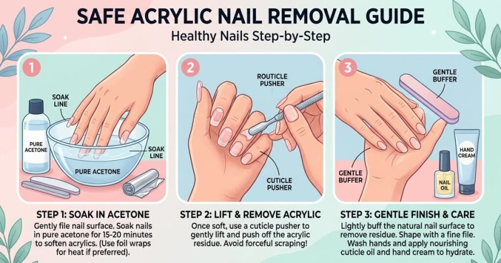 how-to-remove-acrylic-nails-with-acetone